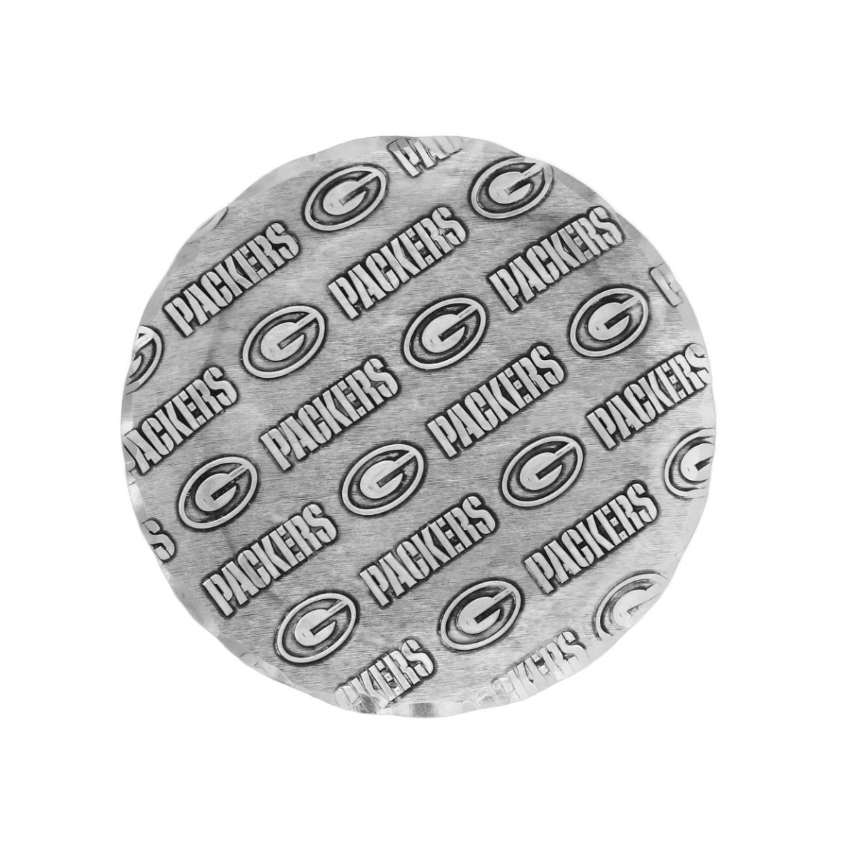 Packers Aluminum Pattern Coaster 4 Packers Aluminum Pattern Coaster