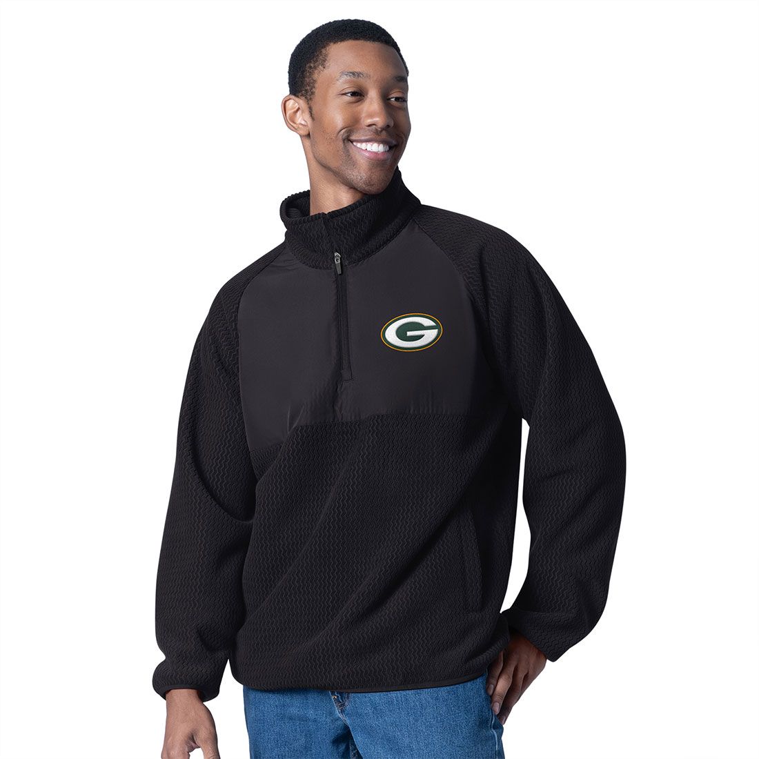 Packers Perfect Game 1/2 Zip Jacket 1 Packers Perfect Game 1/2 Zip Jacket