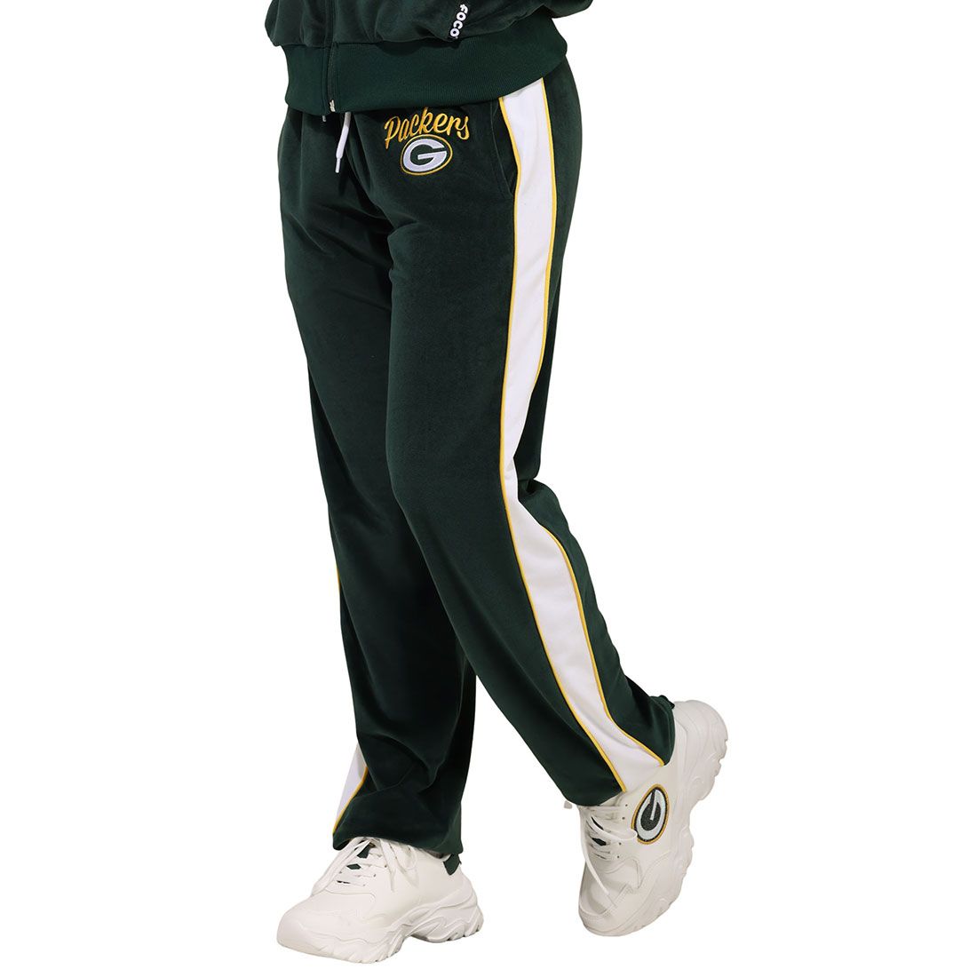 Packers FOCO Womens  2-Tone Velour Pant