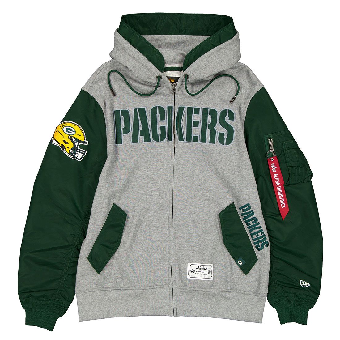 Packers New Era Alpha Hooded Jacket