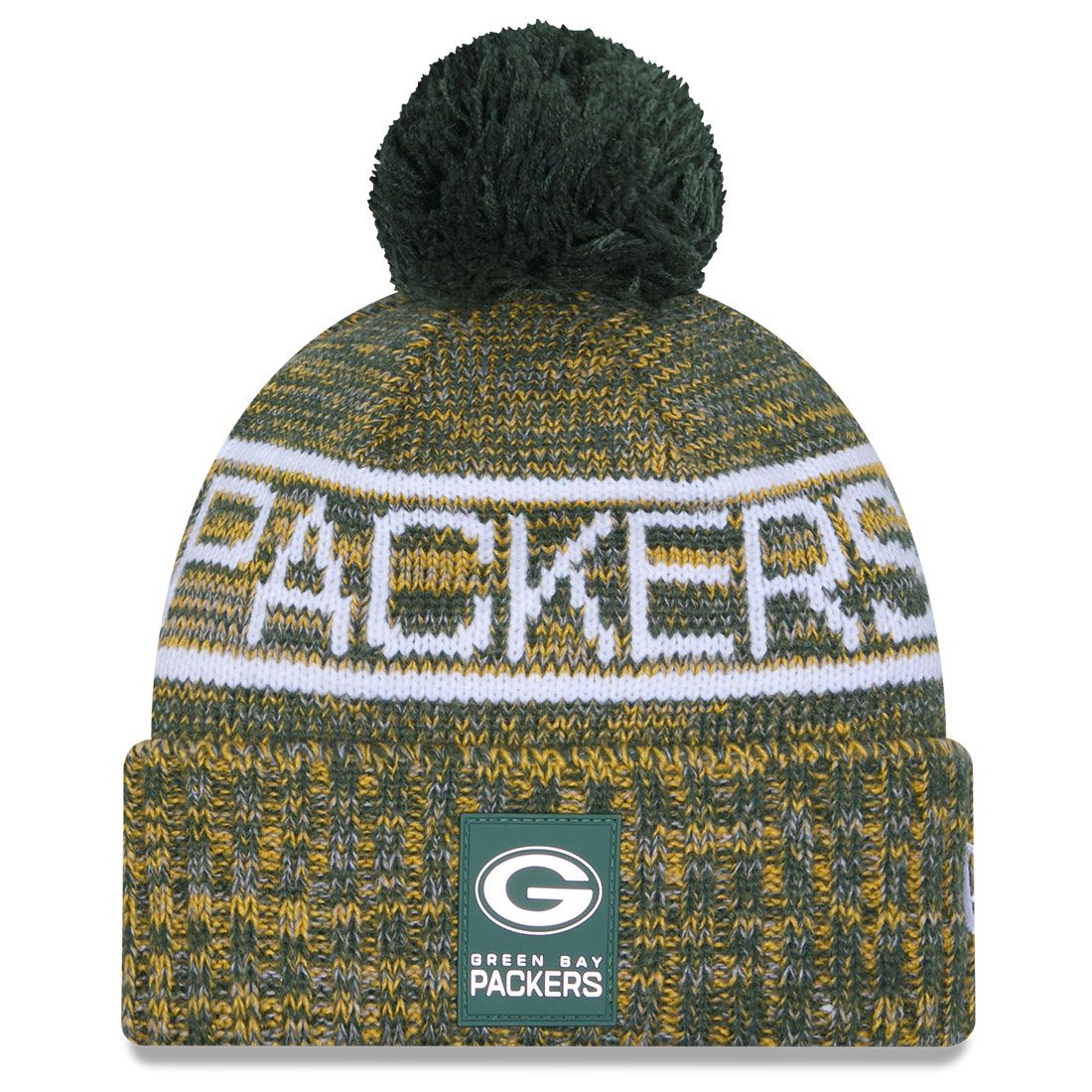 Packers New Era 2025 Sideline Sport Knit Hat