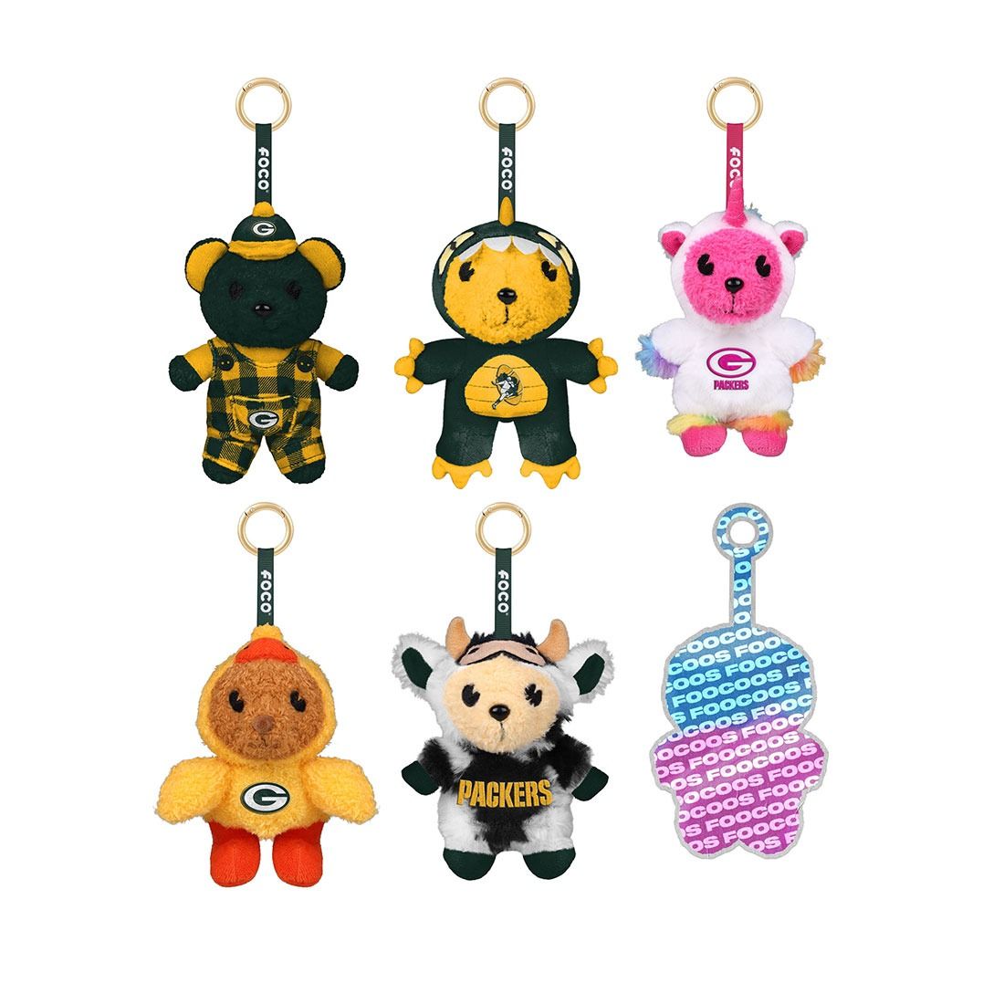 Packers FOOCOOS Plush Mystery Key Chain Blind Box