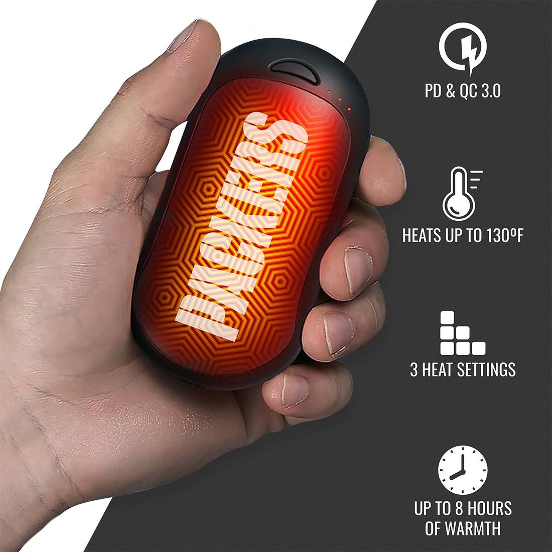Packers Electric Hand Warmer 5 Packers Electric Hand Warmer