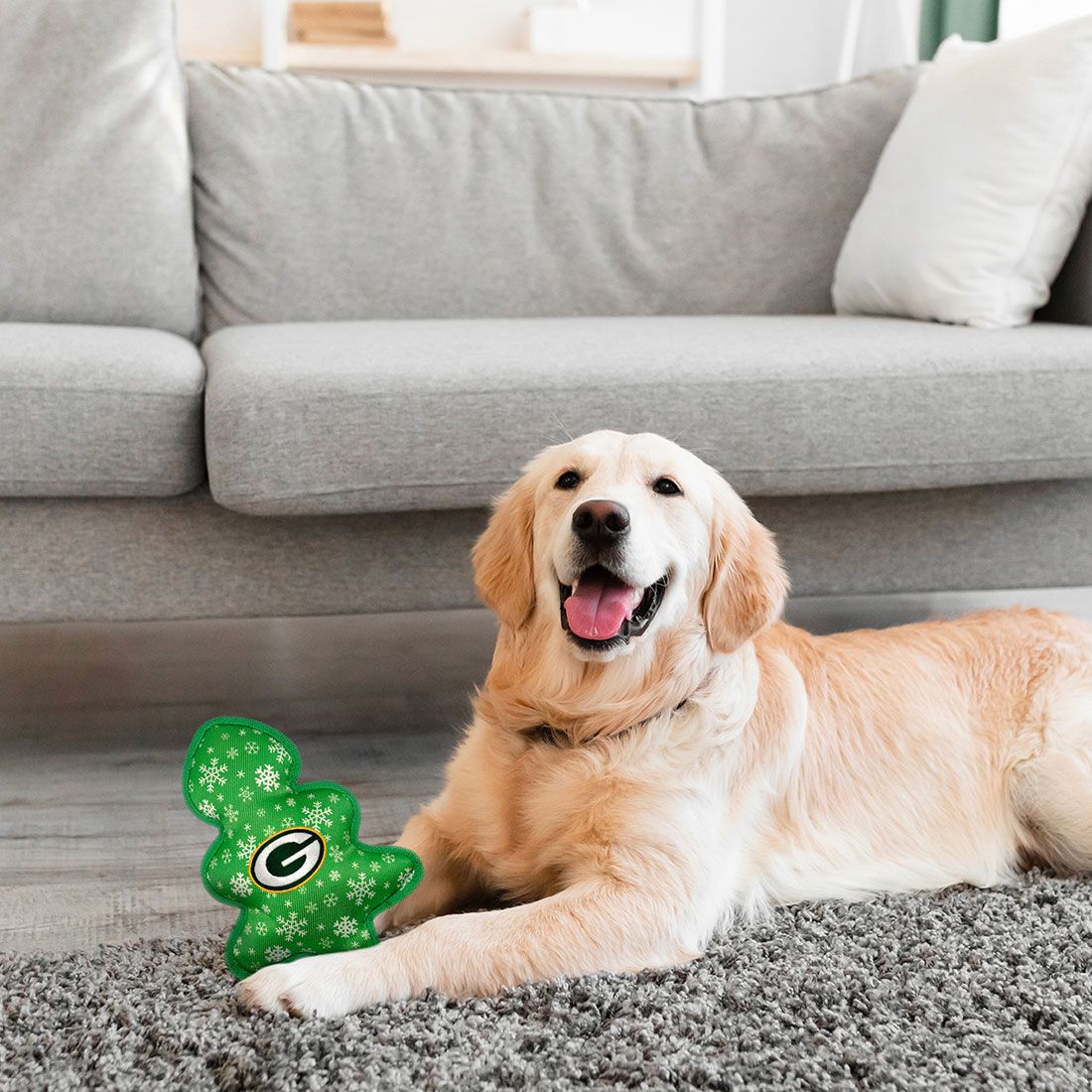Packers Christmas Tree Pet Toy