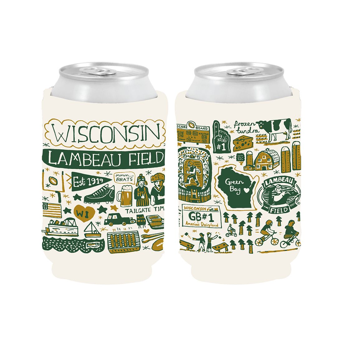 Lambeau Field Julia Gash Can Cooler