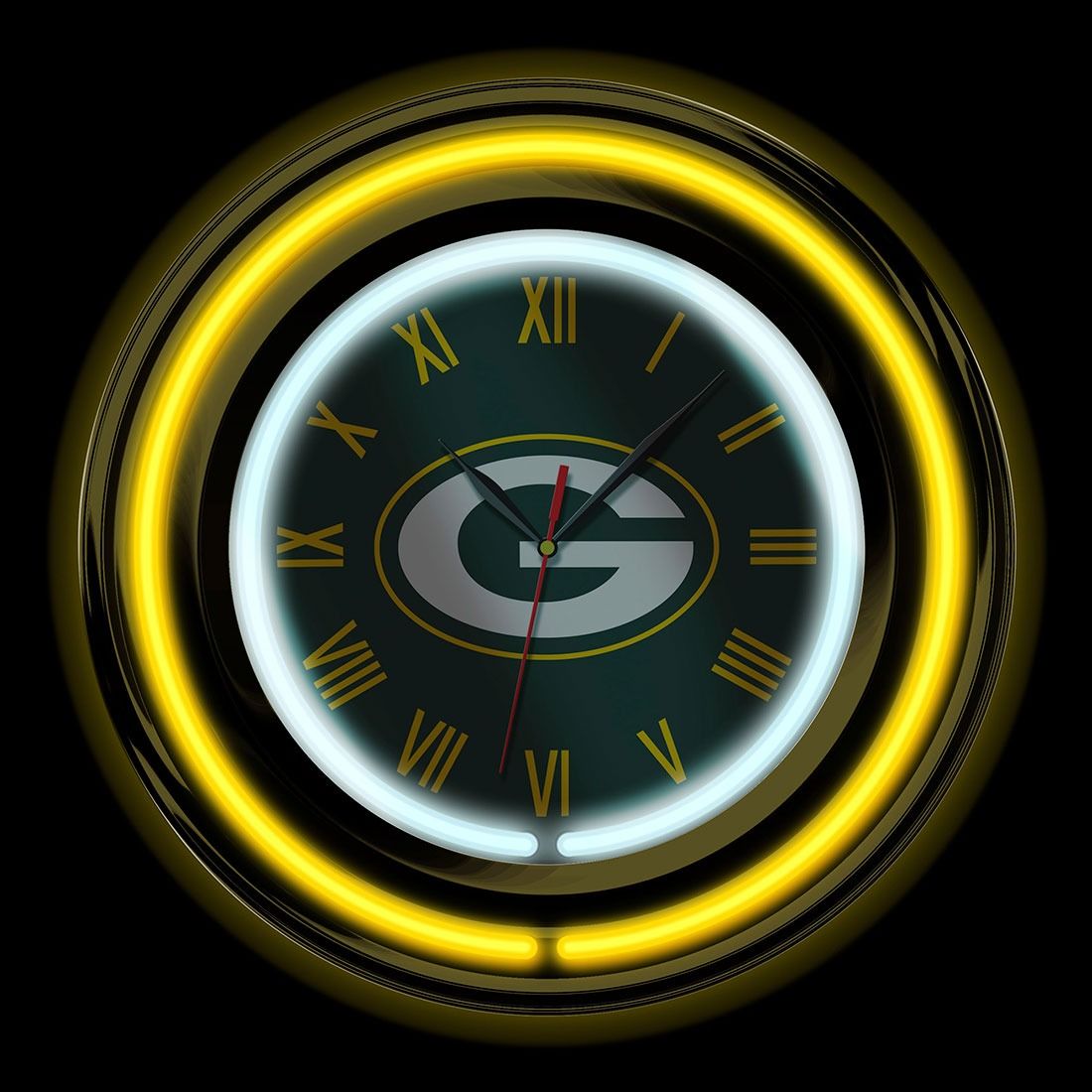 Packers 15" Neon Clock