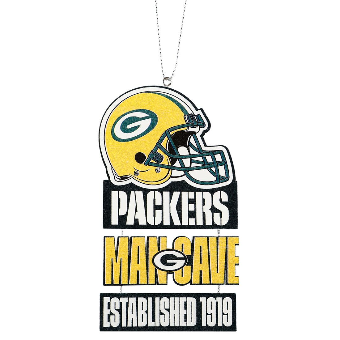 Packers FOCO Man Cave Sign Ornament