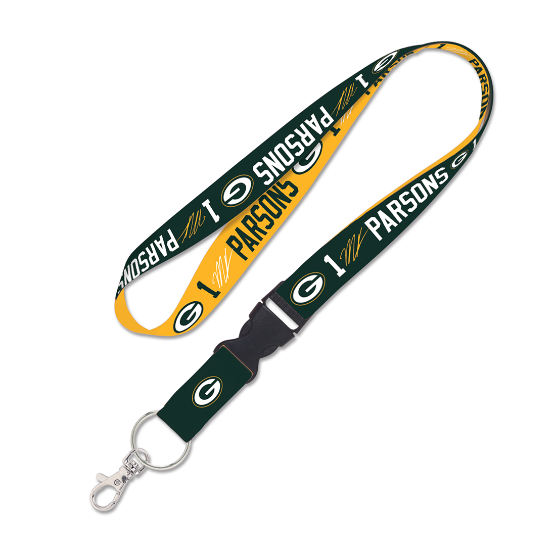 Packers Wincraft #1 Micah Parsons Lanyard 2 Packers Wincraft #1 Micah Parsons Lanyard
