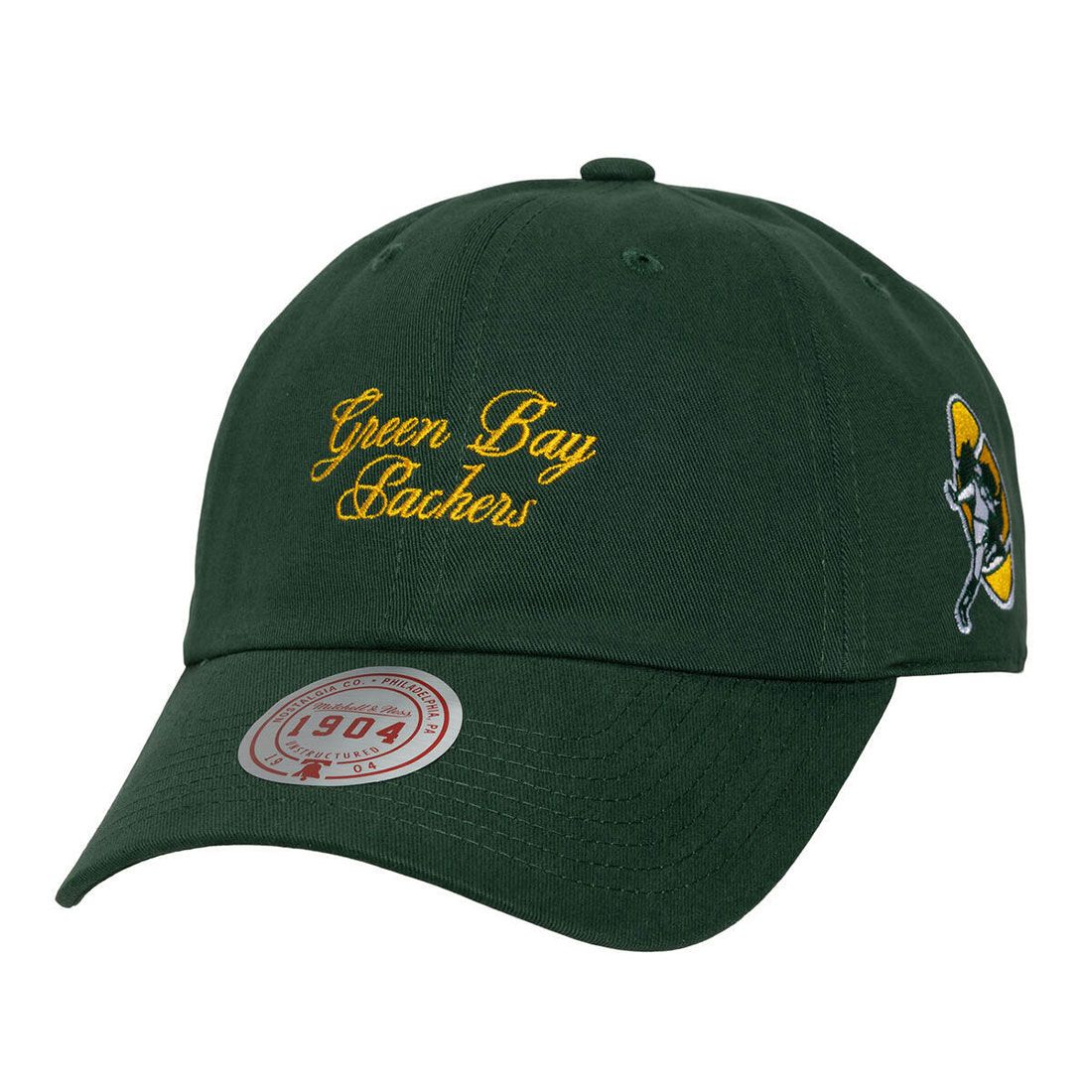 Packers Mitchell & Ness Throwback Script Cap