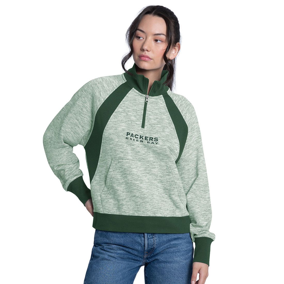 Packers Womens Victory Dance 1/2 Zip Pullover