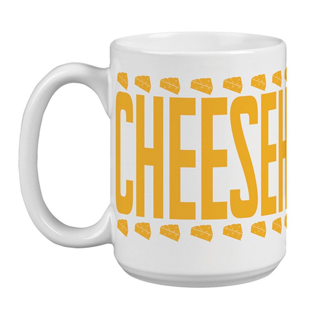 Cheesehead&reg; Elevated Gold Ceramic Mug