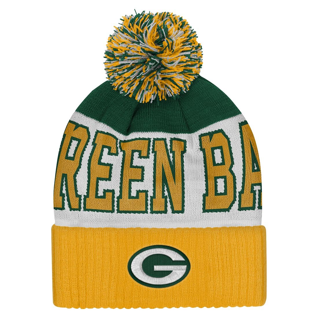 Packers Kids Goal Line Knit Hat