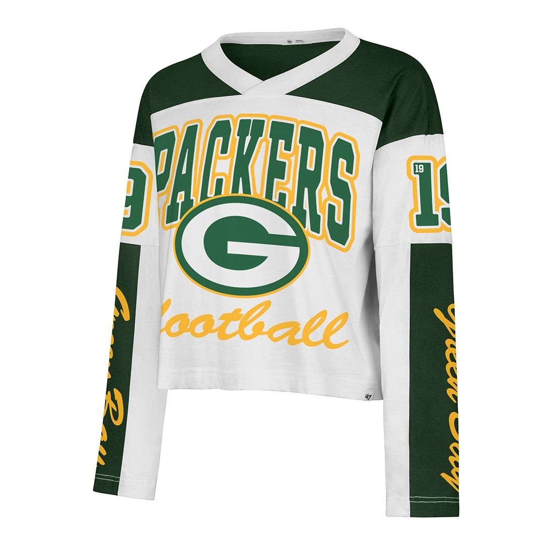 Packers 47 Womens Exclamation Metro Jersey T-Shirt