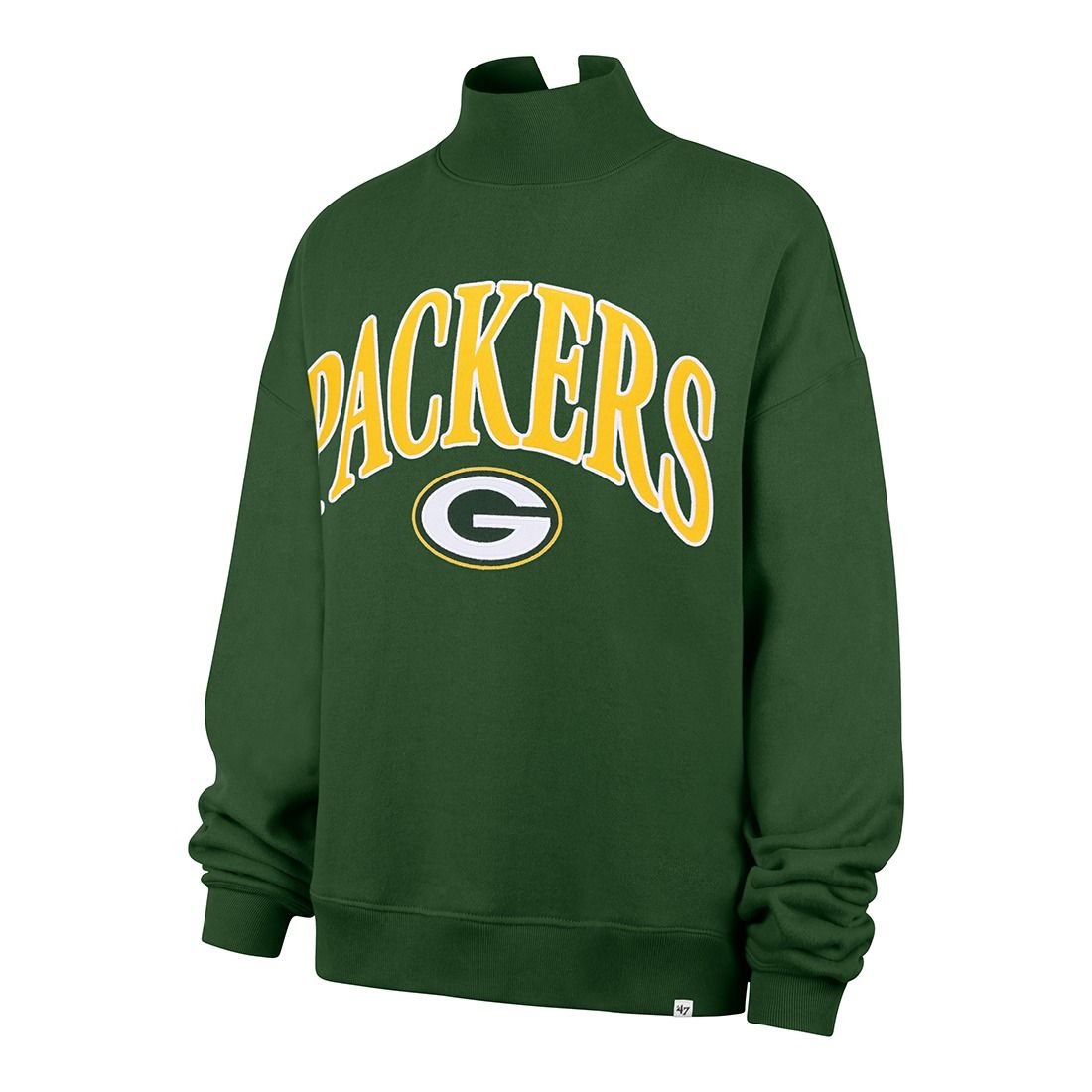 Packers '47 Womens Team Vantage Mock Neck Pullover 1 Packers '47 Womens Team Vantage Mock Neck Pullover