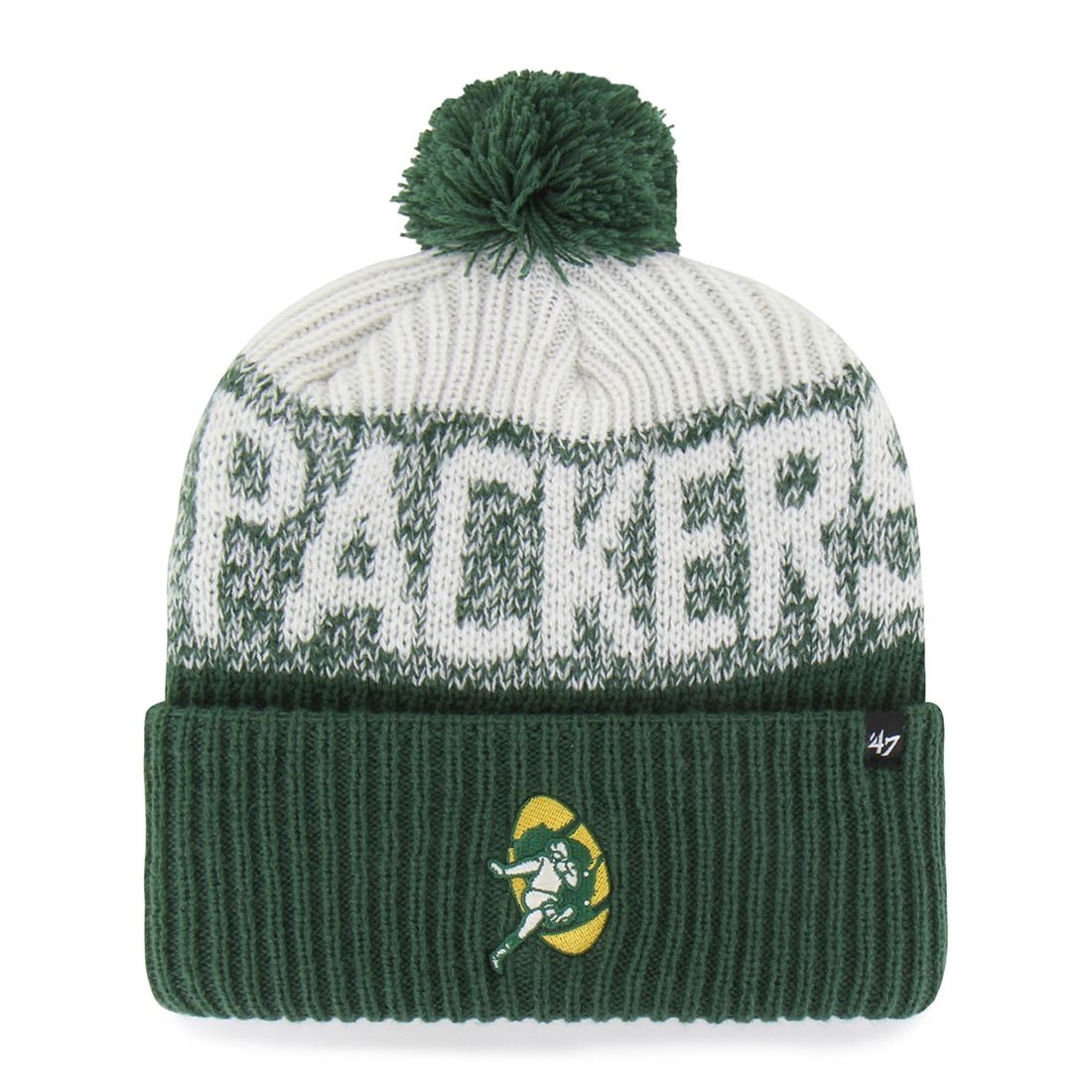 Packers '47 Throwback Bone Chill Cuff Knit Hat
