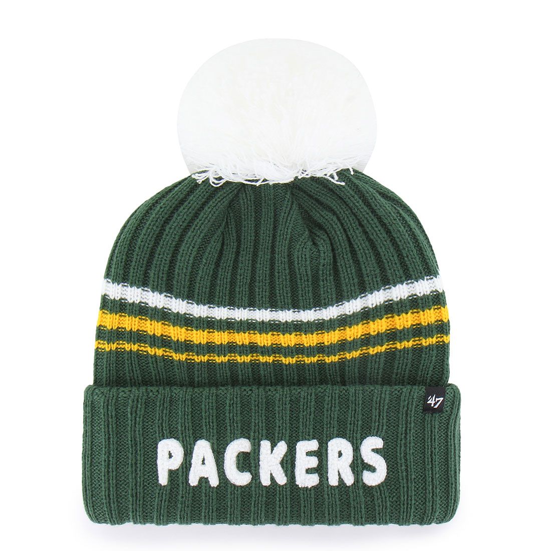 Packers '47 Womens Fuzzy Script Cuff Knit Hat