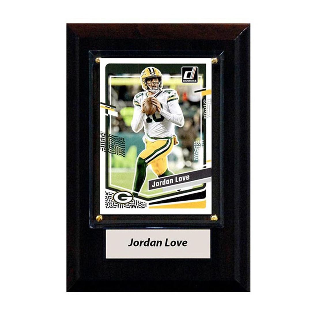 Packers #10 Jordan Love Card Plaque 3 Packers #10 Jordan Love Card Plaque