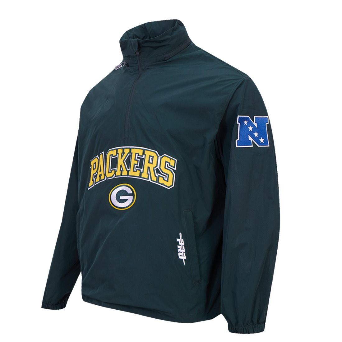 Packers Pro Standard Pre-Game 1/4 Zip Wind Jacket 2 Packers Pro Standard Pre-Game 1/4 Zip Wind Jacket