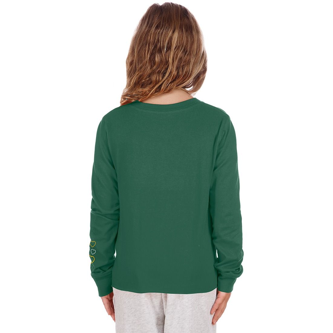 Packers New Era Girls Heart Detail T-Shirt