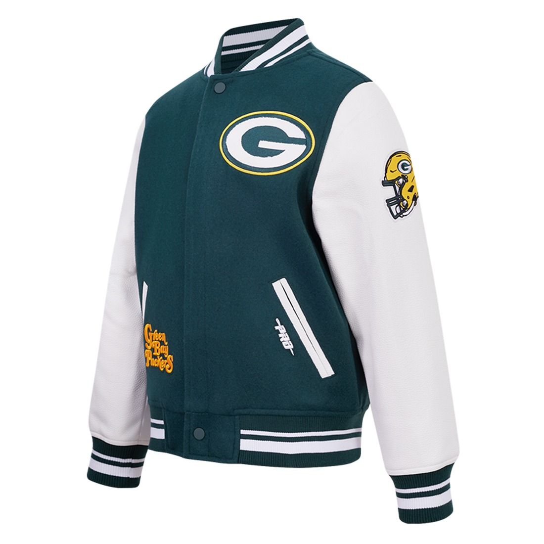 Packers Pro Standard Youth Souvenir Varsity Jacket