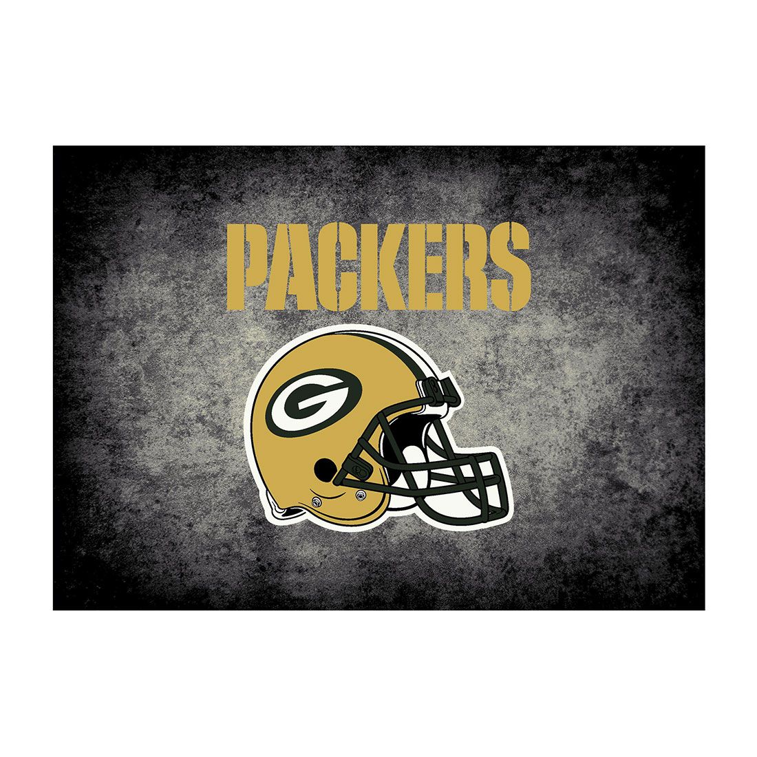 Packers Distressed Rug