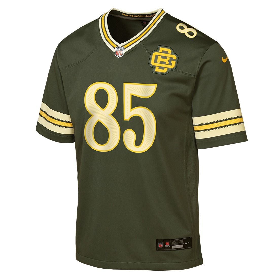 #85 Tucker Kraft Rivalries Nike Youth Game Jersey