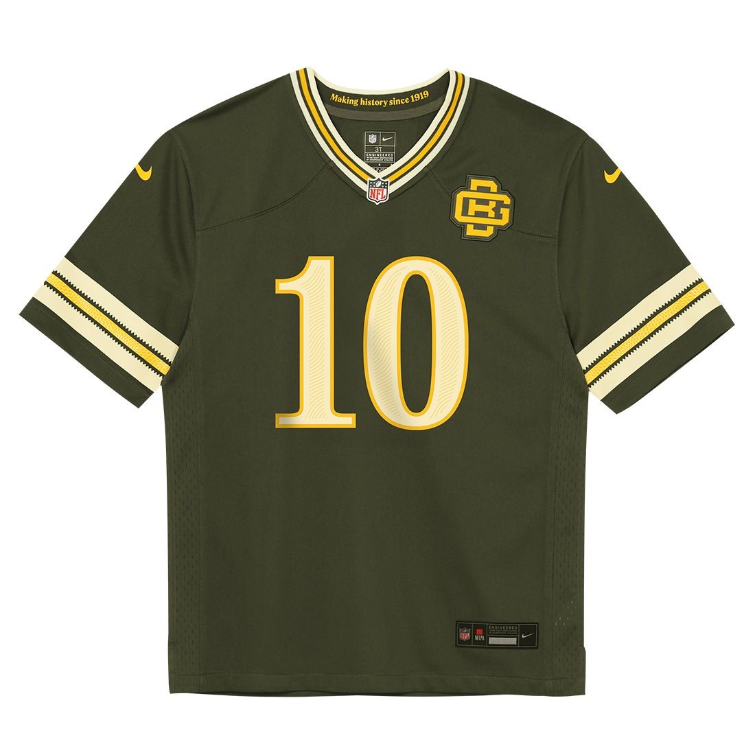 #10 Jordan Love Rivalries Nike Pre-School Game Jersey