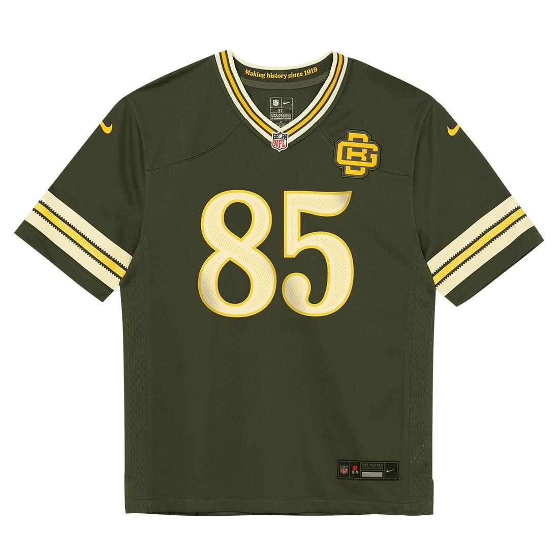 #85 Tucker Kraft Rivalries Nike Pre-School Game Jersey