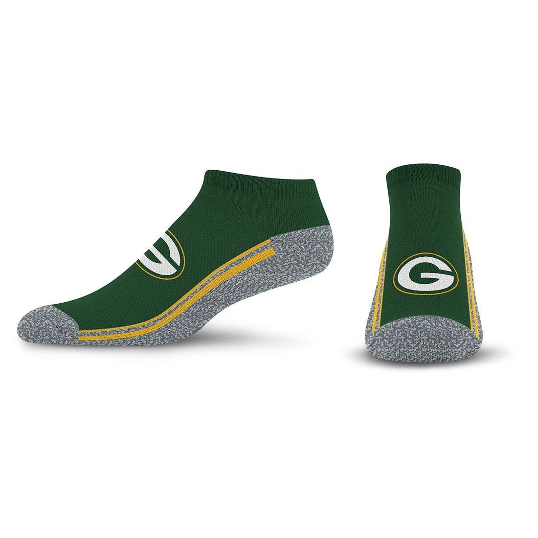 Packers Womens Nostalgic Footie Sock 4 Packers Womens Nostalgic Footie Sock