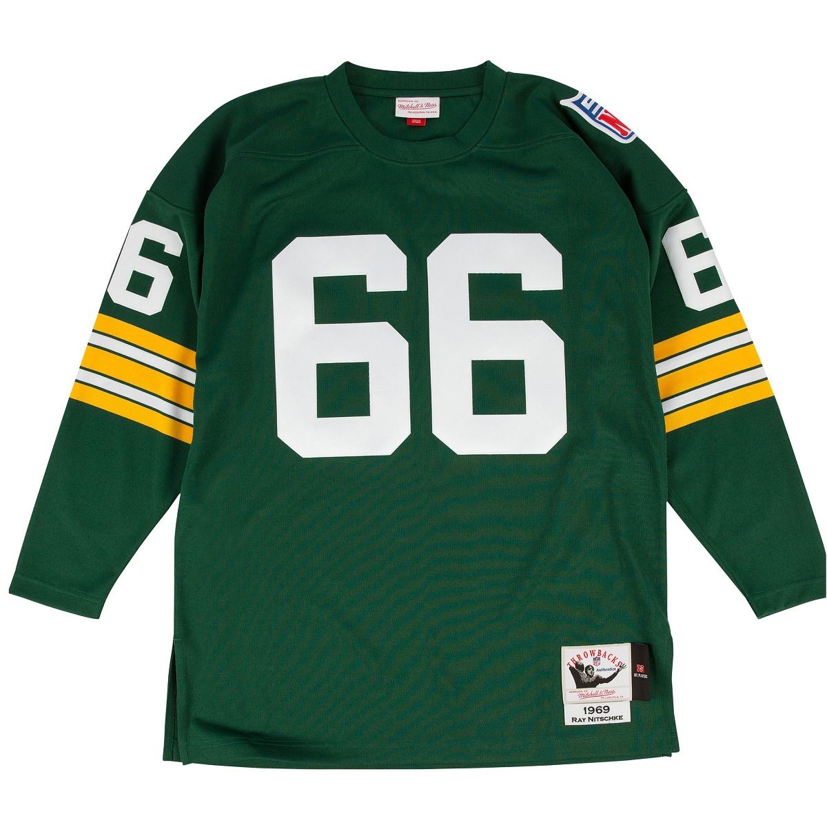 #66 Nitschke Mitchell & Ness 1969 Authentic Jersey