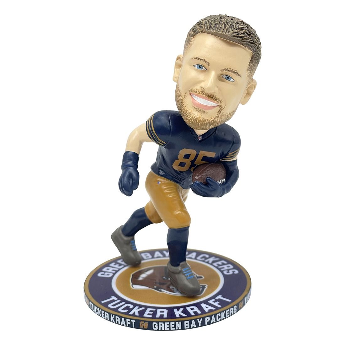 Packers FOCO 23 Classic #85 Tucker Kraft Bobblehead 7 Packers FOCO 23 Classic #85 Tucker Kraft Bobblehead