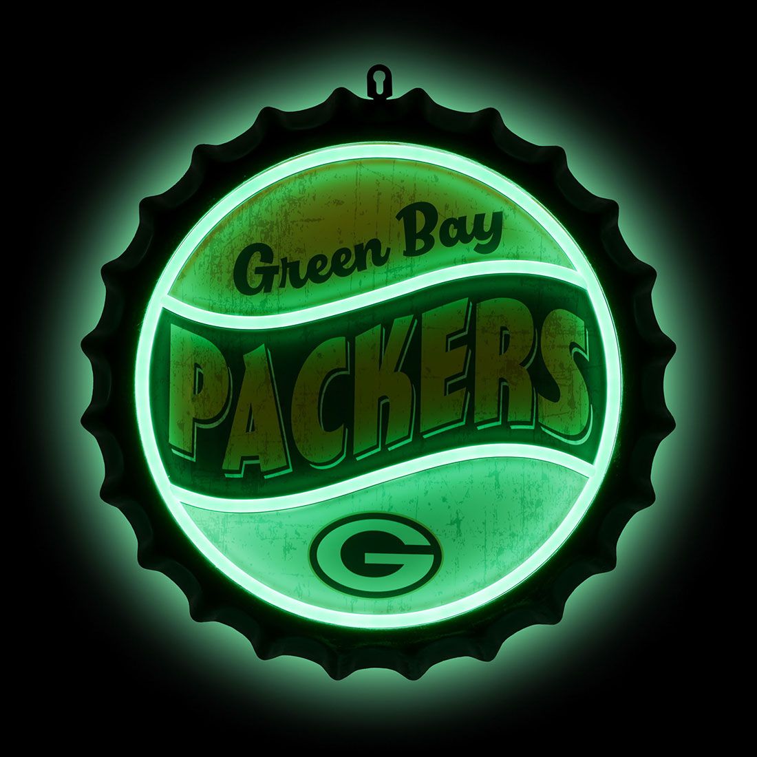 Packers FOCO Neon Bottlecap Sign 6 Packers FOCO Neon Bottlecap Sign