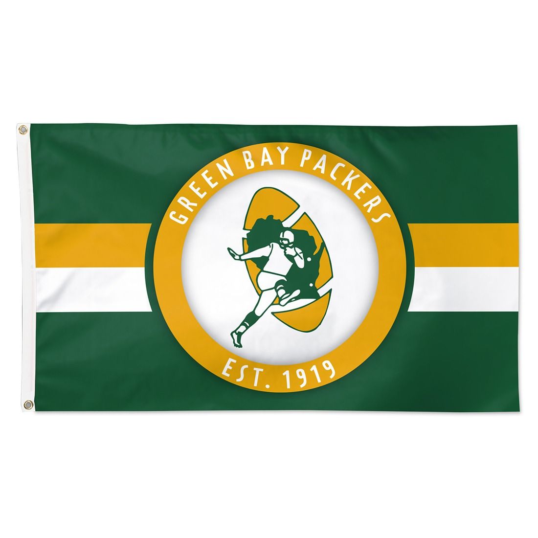 Packers Wincraft Throwback Ring Deluxe Flag