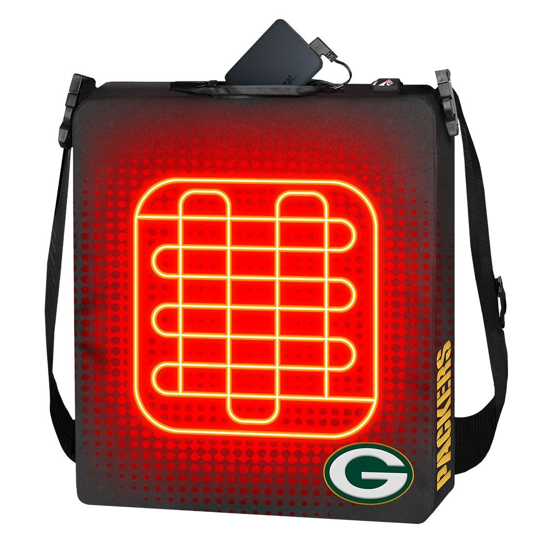 Packers ActionHeat Heated Seat Cushion 2 Packers ActionHeat Heated Seat Cushion