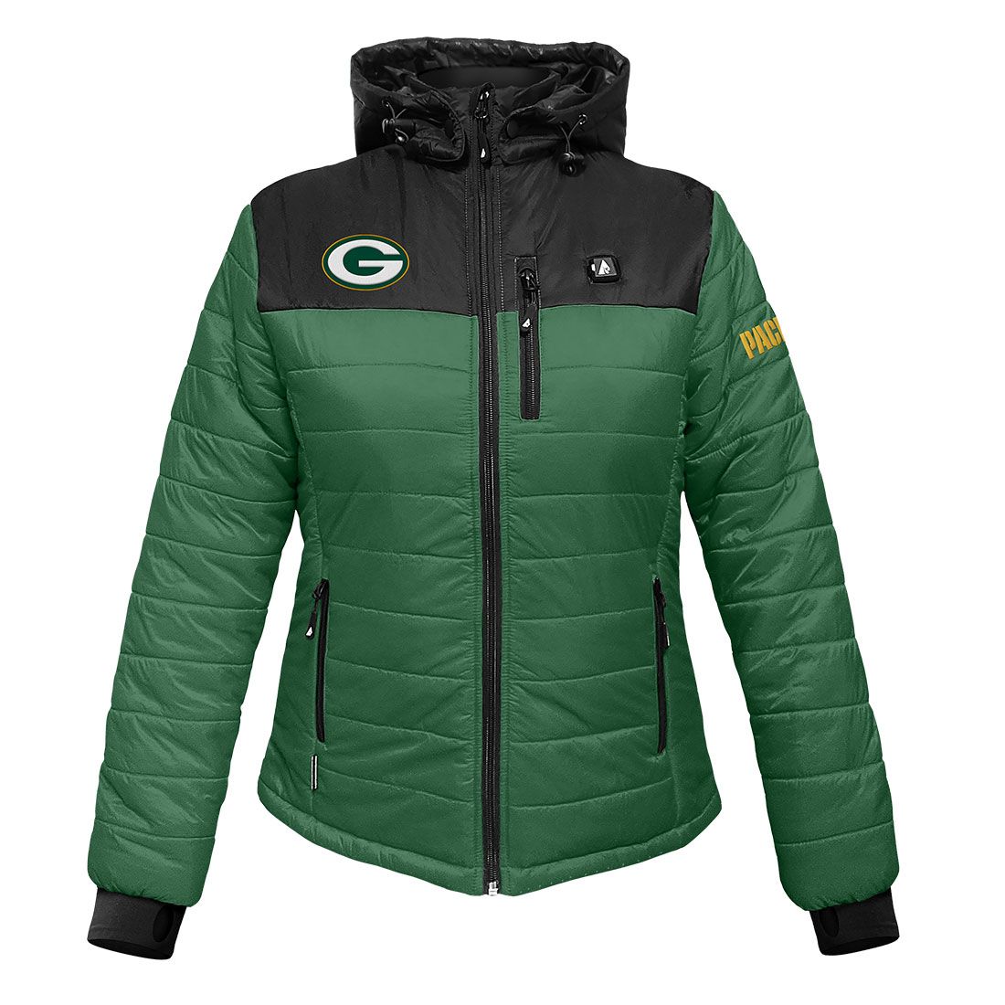 Packers Womens ActionHeat Colorblock Heated Jacket 21 Packers Womens ActionHeat Colorblock Heated Jacket