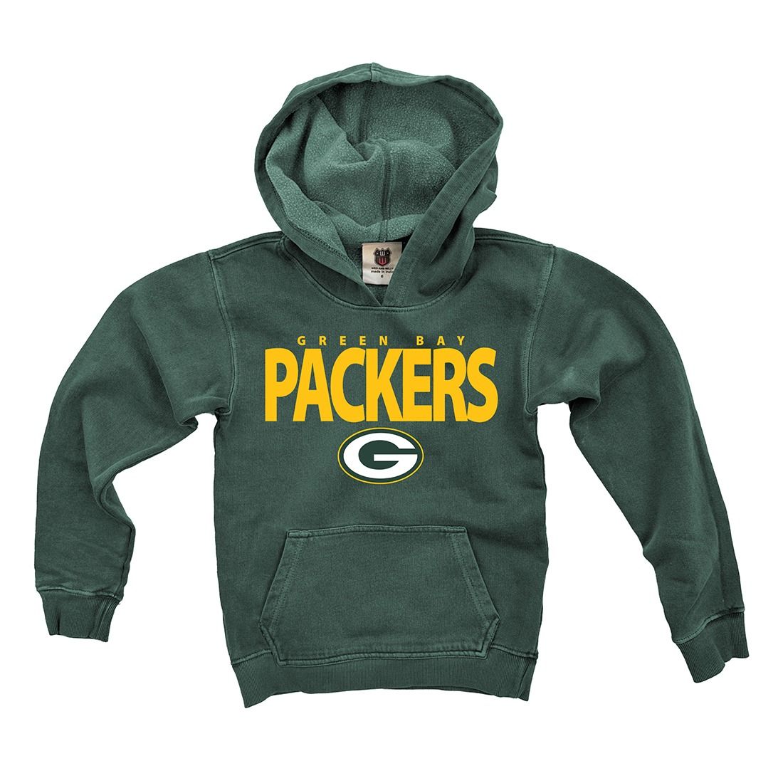 Packers Wes & Willy Youth Pigment Dye Hoodie