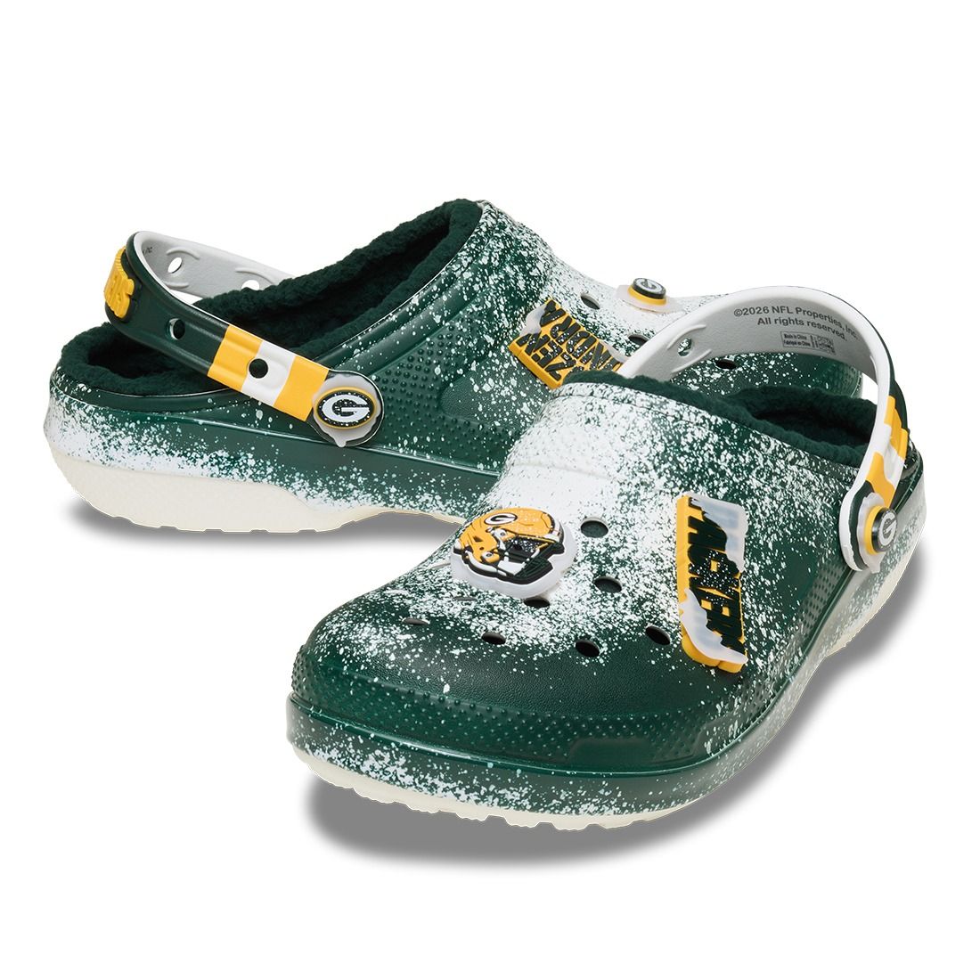 Packers Crocs Classic Lined Clog