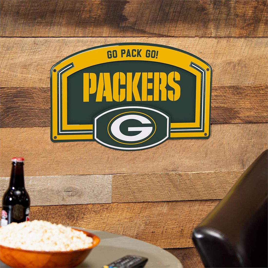 Packers Embossed Steel Wall Sign 1 Packers Embossed Steel Wall Sign