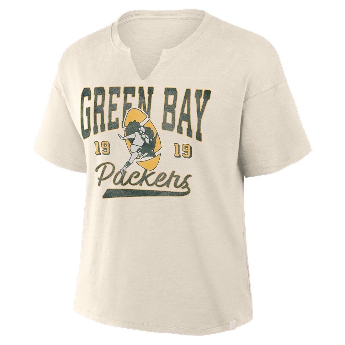 Packers Fanatics Womens Throwback Stadium T-Shirt