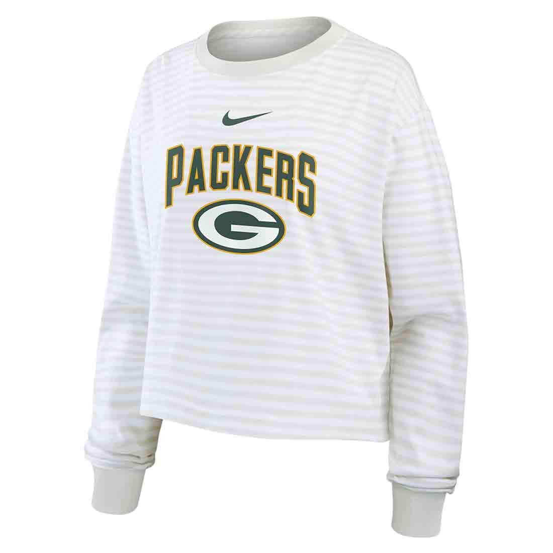 Packers Nike Womens Loose Fit Crop Top