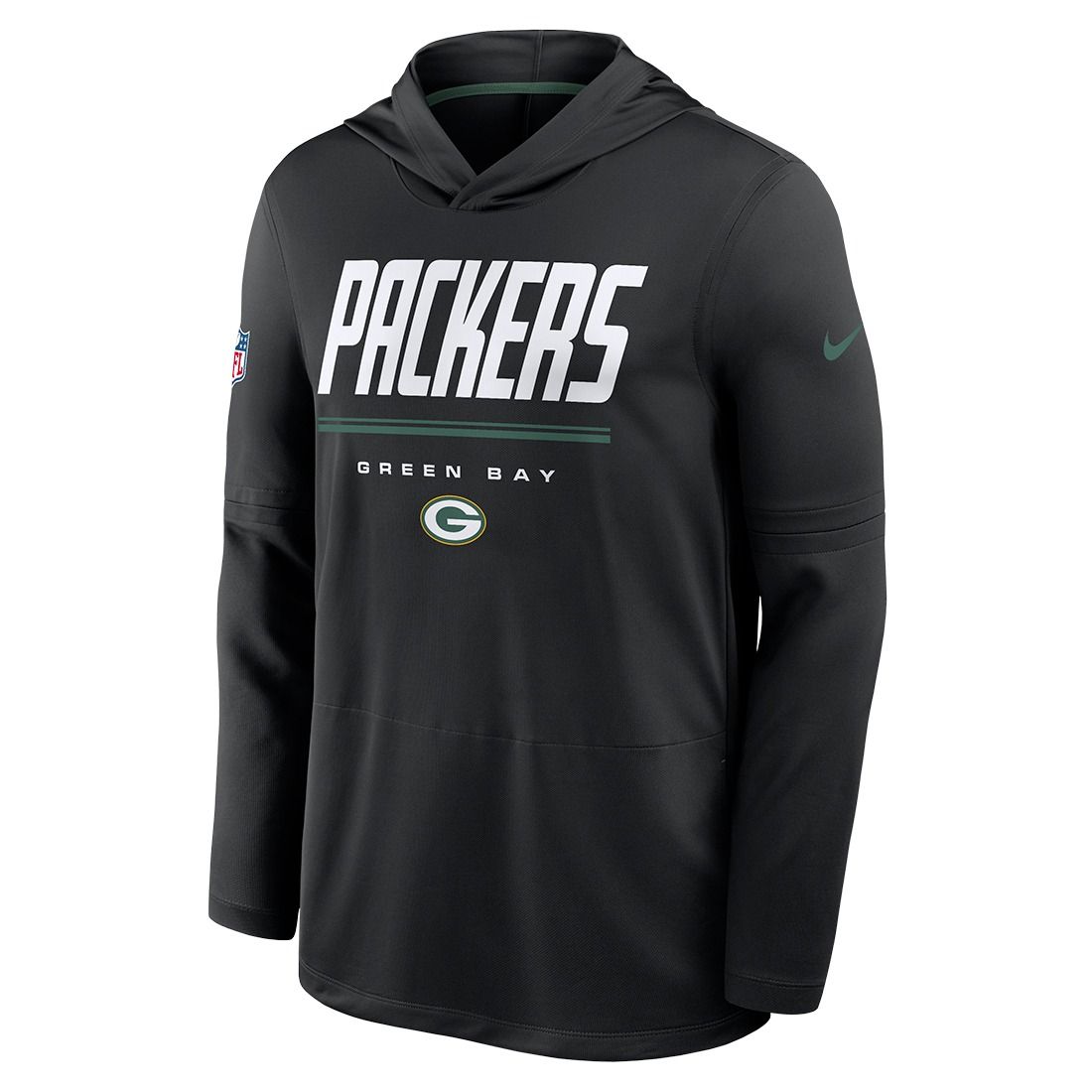 Packers Nike Sideline Hooded T-Shirt