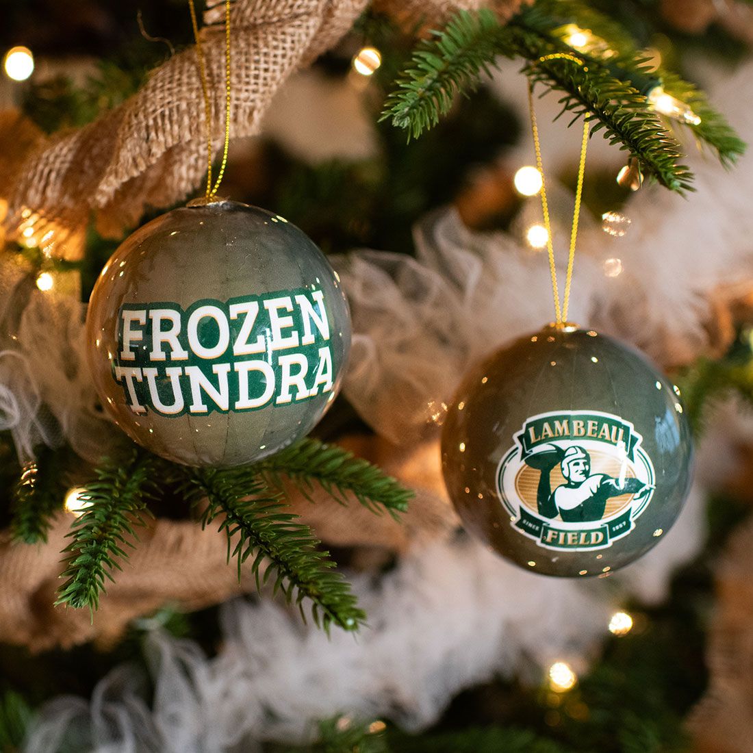 Lambeau Field 12-Piece Shatterproof Ornament Set