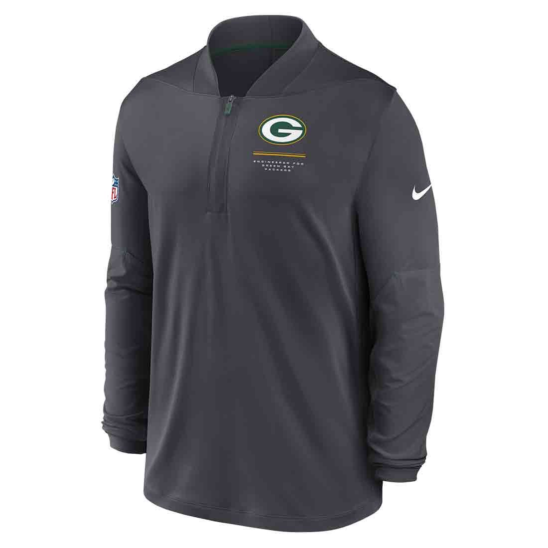 Packers Nike 2026 Sideline Mid-Weight 1/2 Zip Top