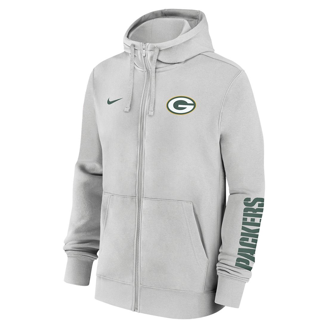 Packers Nike Club Fleece Full Zip Hoodie 1 Packers Nike Club Fleece Full Zip Hoodie
