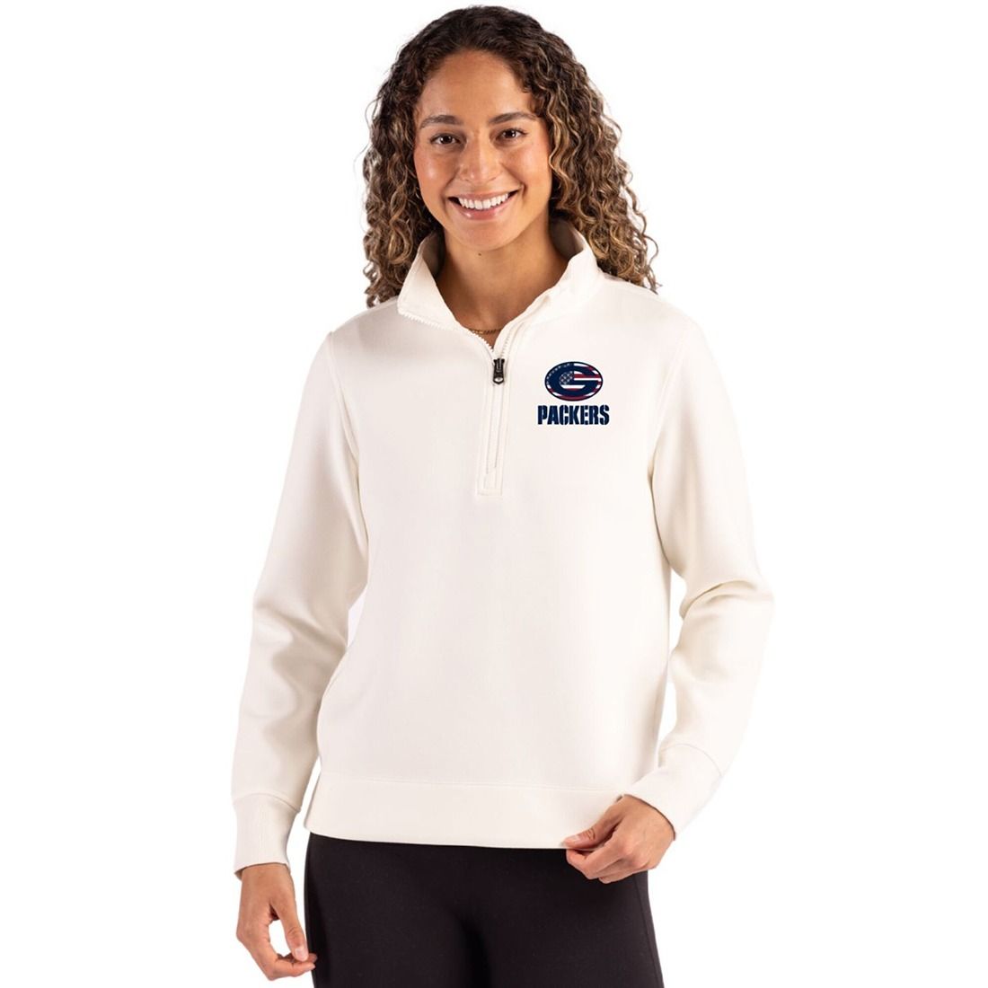 Packers C&B Womens Americana Roam 1/4 Zip