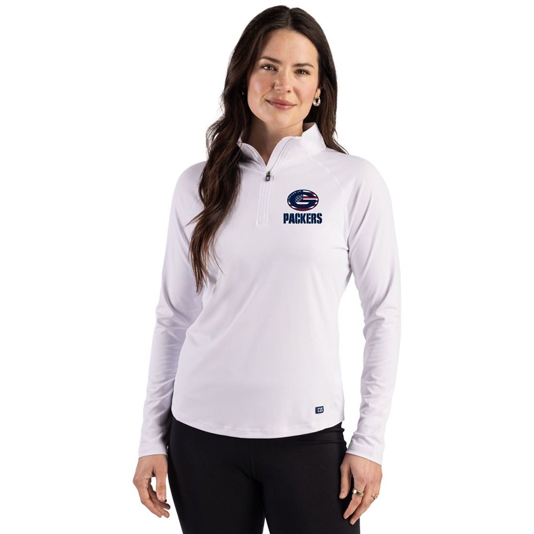 Packers C&B Womens Americana Prospect 1/4 Zip
