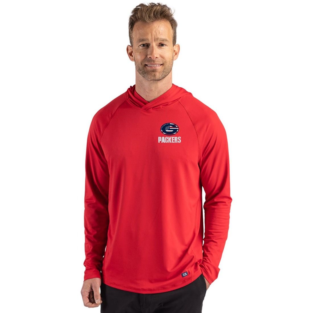 Packers Cutter & Buck Americana Prospect Hoodie