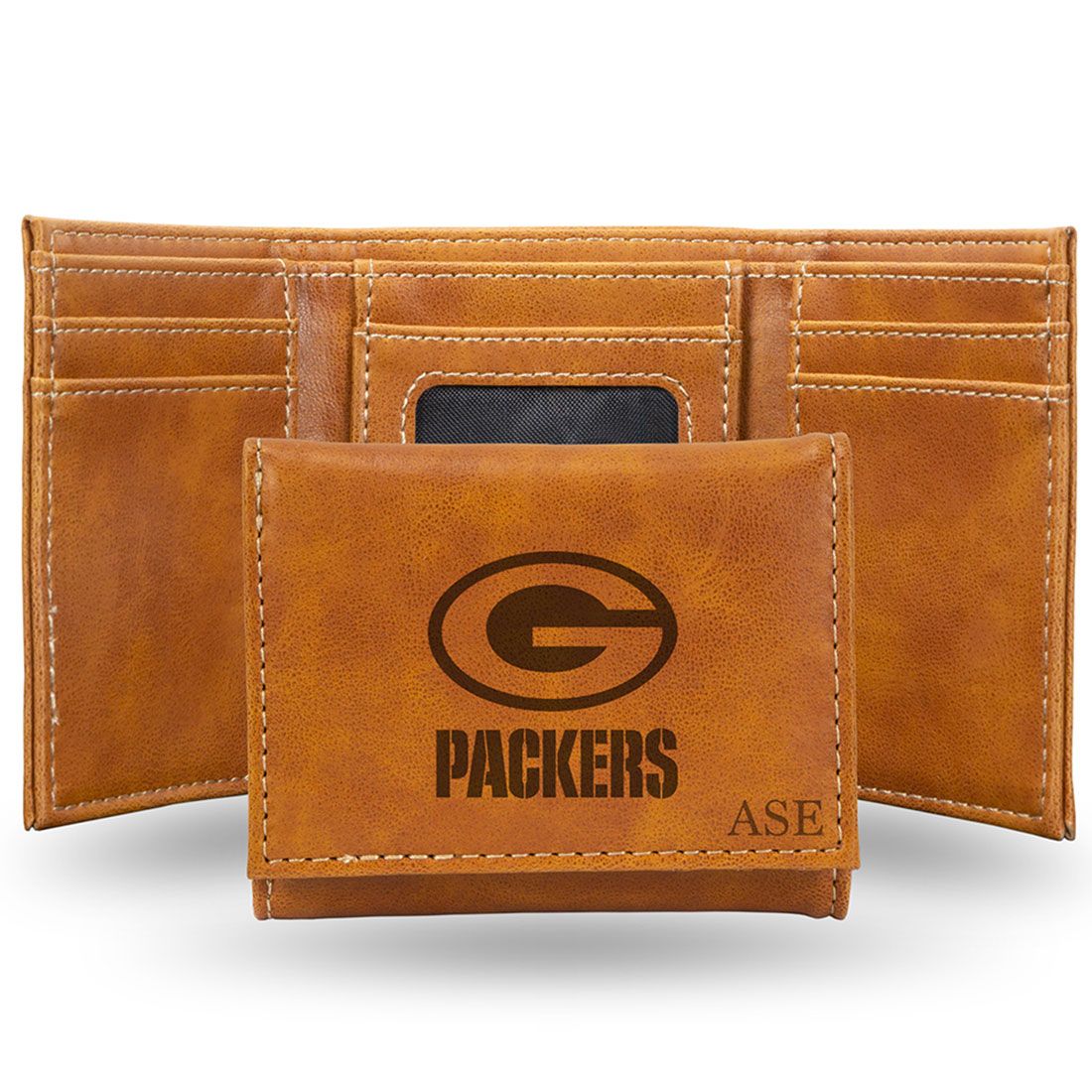 Packers Personalized Tri-Fold Wallet