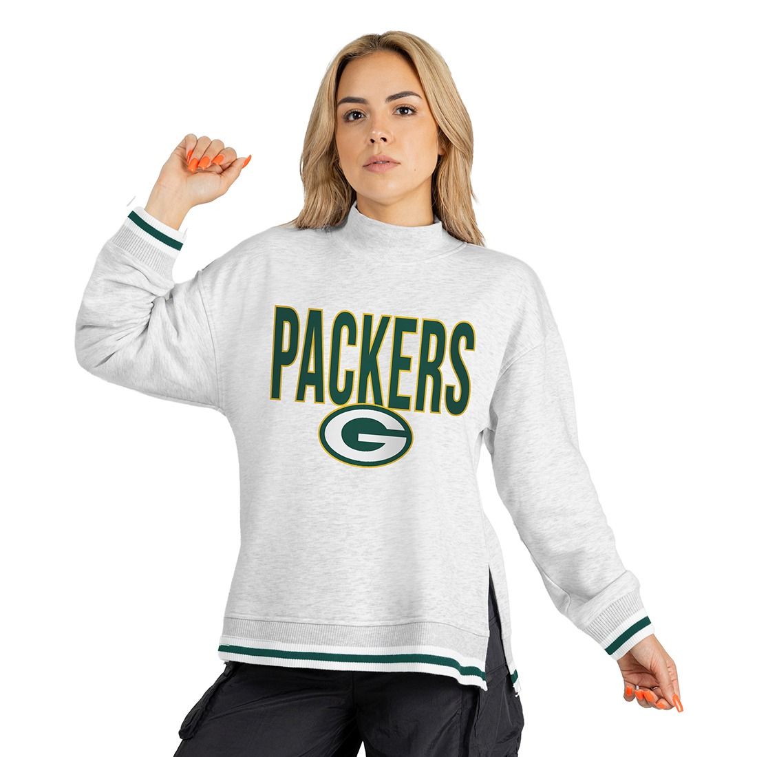 Packers Gameday Couture Womens Rally Point Turtleneck