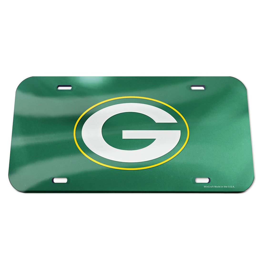 Packers Wincraft Logo Acrylic License Plate